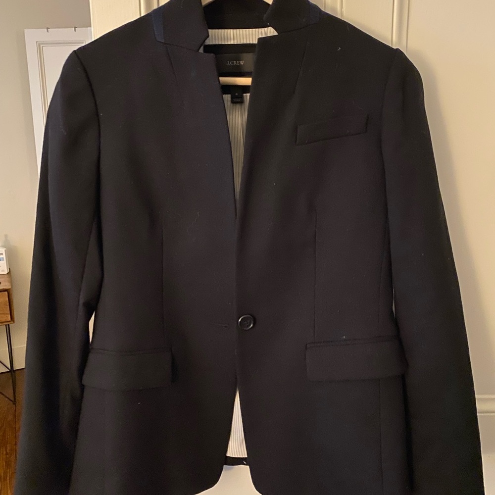 Black J. Crew Regent Blazer Size 4